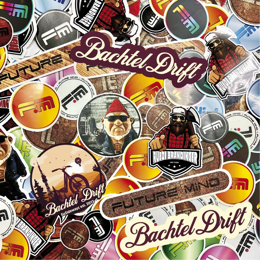 Bachtel Drift Stickerset